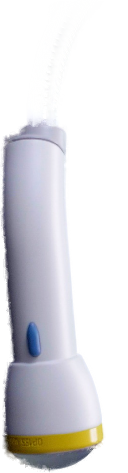 SoftWave handheld applicator with yellow tip